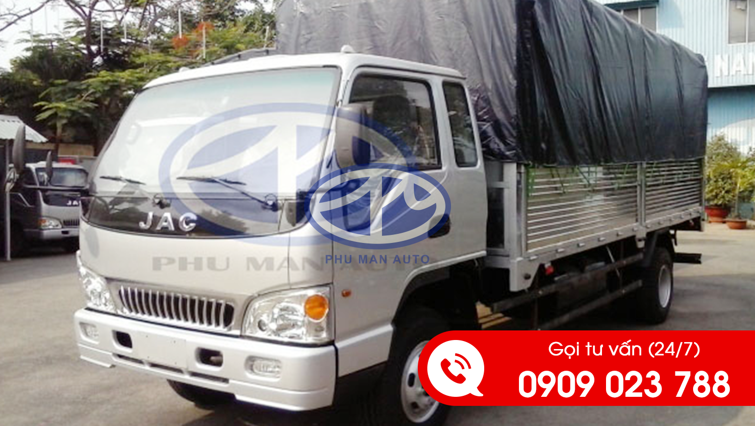 Xe tải Jac 6T4 HFC1083 thùng mui bạt - thùng kín 
