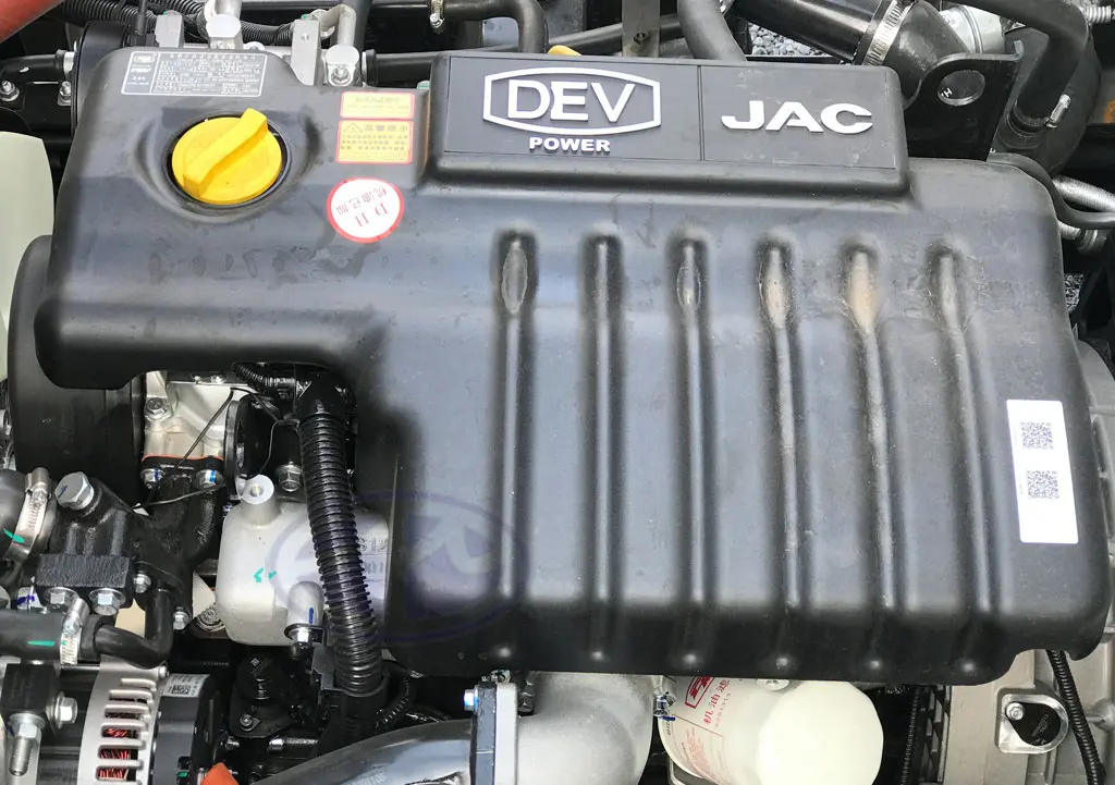 XE TẢI JAC 4T9/ 4.9 TẤN THÙNG 5M2 - Khung gầm chassi thép cường lực chịu tải tốt