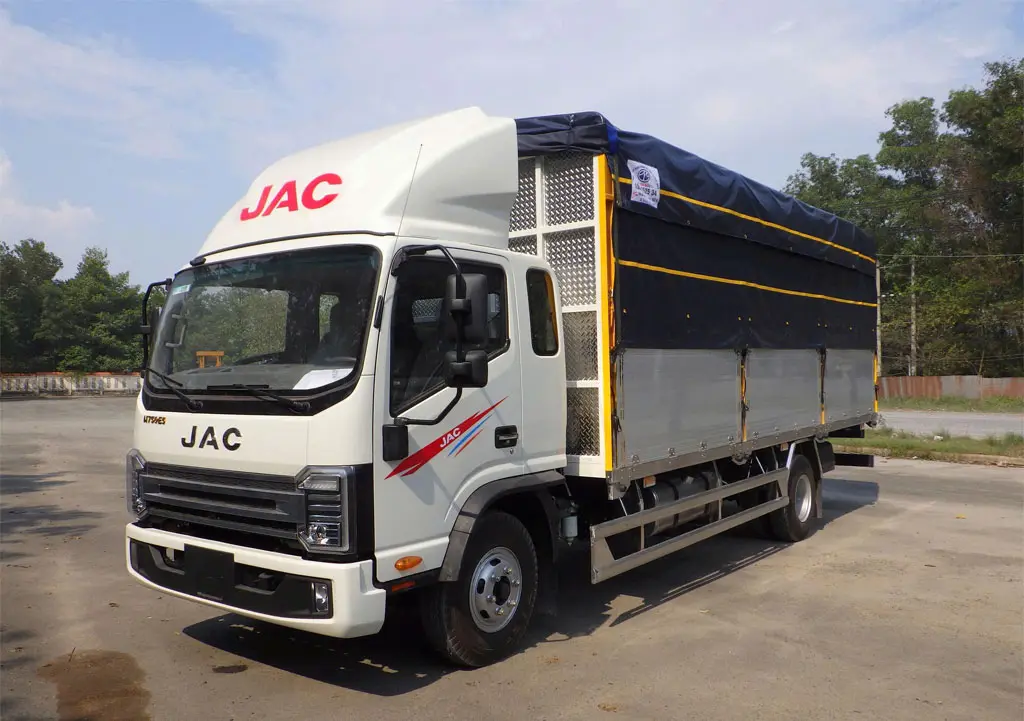 XE TẢI JAC N750 E5 PLUS 7.4 TẤN THÙNG DÀI 6M2 - Khung gầm chassi thép cường lực chịu tải tốt XE TẢI JAC N750 E5 PLUS 7.4 TẤN THÙNG DÀI 6M2 - Khung gầm chassi thép cường lực chịu tải tốt