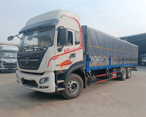 Xe Tải Dongfeng 3 Chân 15 Tấn KL270 Plus Thùng Chở 60 Khối