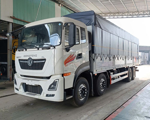 Xe Tải Dongfeng 4 Chân 17.6 Tấn Cabin KL340 Đầu Thấp