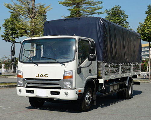 XE TẢI JAC 6.5 TẤN N680 THÙNG BẠT - THÙNG KÍN DÀI 6M2
