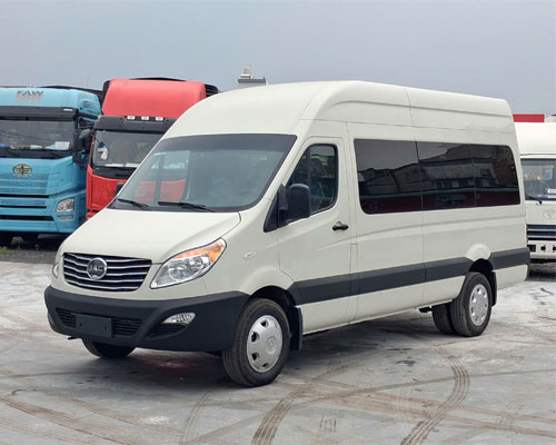 Xe JAC 16 Chỗ Sunray V16 E5 Chở Khách Cummins 150HP Bánh Đôi