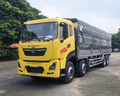 Xe Tải Dongfeng 4 chân 17.9 Tấn Cabin KL340 đầu thấp 