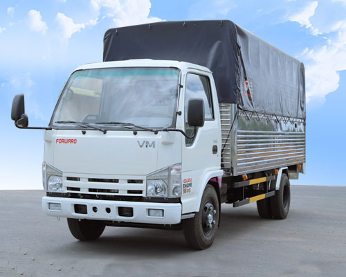 Xe Tải VM 1T4 Thùng Dài 4M4 NK470 Động cơ Isuzu Diesel 2.771cc Euro4