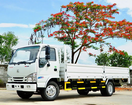  Xe Tải Isuzu VM NK490SL 1T9 Tấn Thùng Lửng Dài 6M2