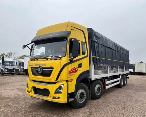 Xe Tải 4 Chân Dongfeng KL340 Thùng 9M7 Cao 2M52
