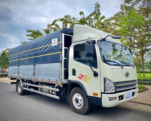 Xe Tải Faw 9 Tấn Thùng Bửng Nhôm Dài 6M2