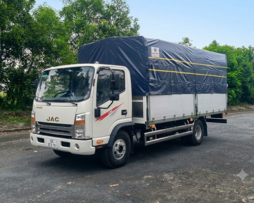 Giá Xe Tải JAC 5 Tấn N500 Thùng Bạt Khuyến Mãi 100% Trước Bạ
