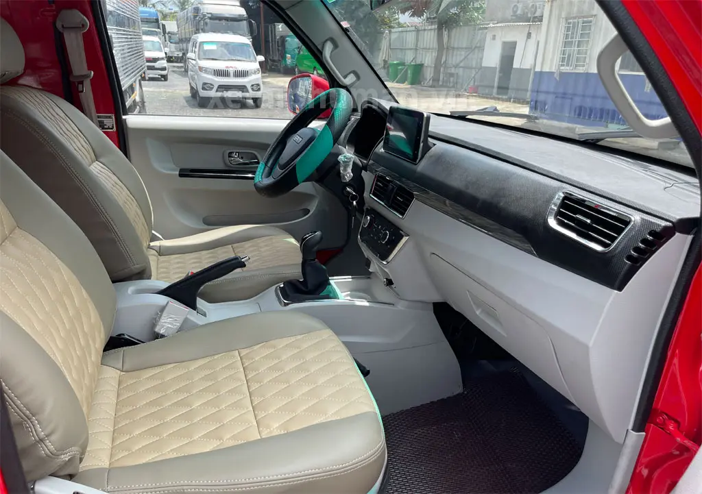 Xe Tải Van SRM 868 5 chỗ - Kích thước lòng thùng hàng chi tiết và rộng rãi