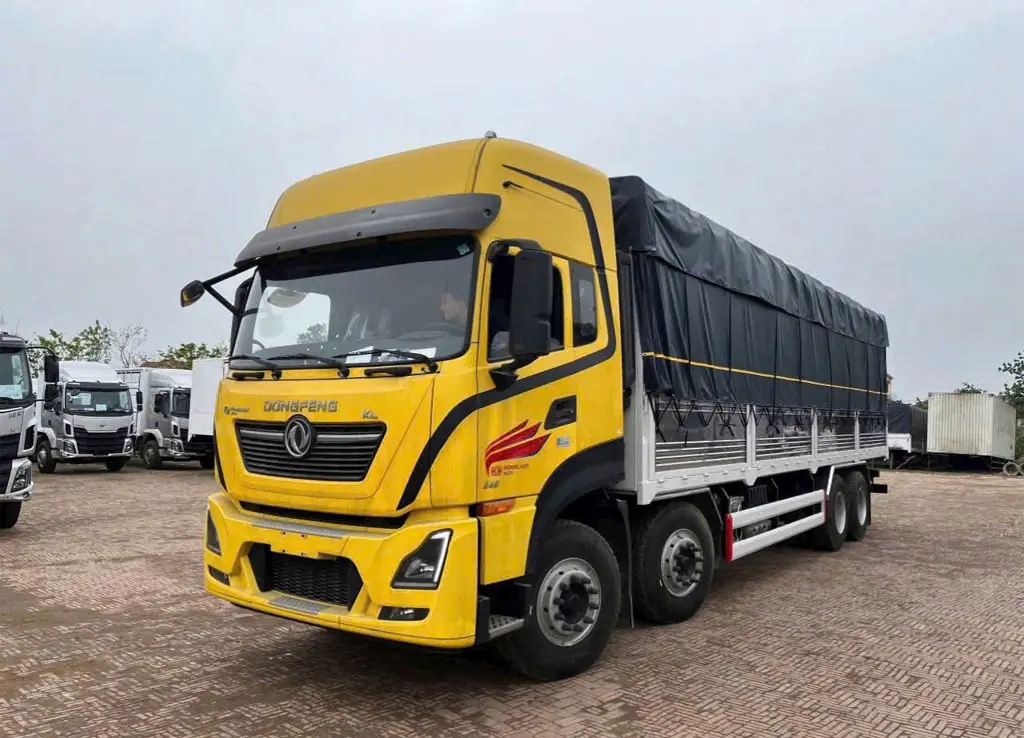 XE TẢI 4 CHÂN DONGFENG KL340 THÙNG CAO 2M53 - Thiết kế ngoại thất hiện đại, sang trọng