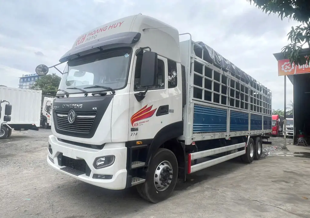 XE TẢI DONGFENG 3 CHÂN 270HP - Thiết kế ngoại thất hiện đại, sang trọng