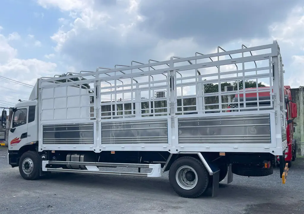 XE TẢI DONGFENG 9T1 THÙNG 8M2 CAO 2M52 - Khung gầm chassi thép cường lực chịu tải tốt
