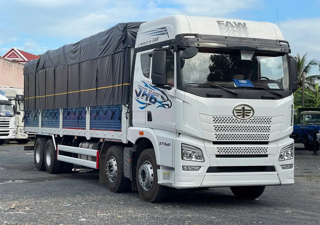 XE TẢI FAW 4 CHÂN JH6 17.8 TẤN 370HP - Thiết kế ngoại thất hiện đại, sang trọng