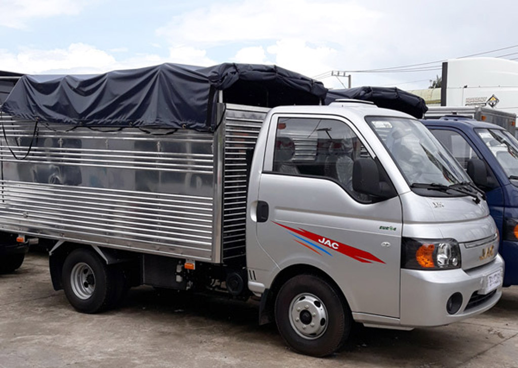 xe jac 990kg máy dầu