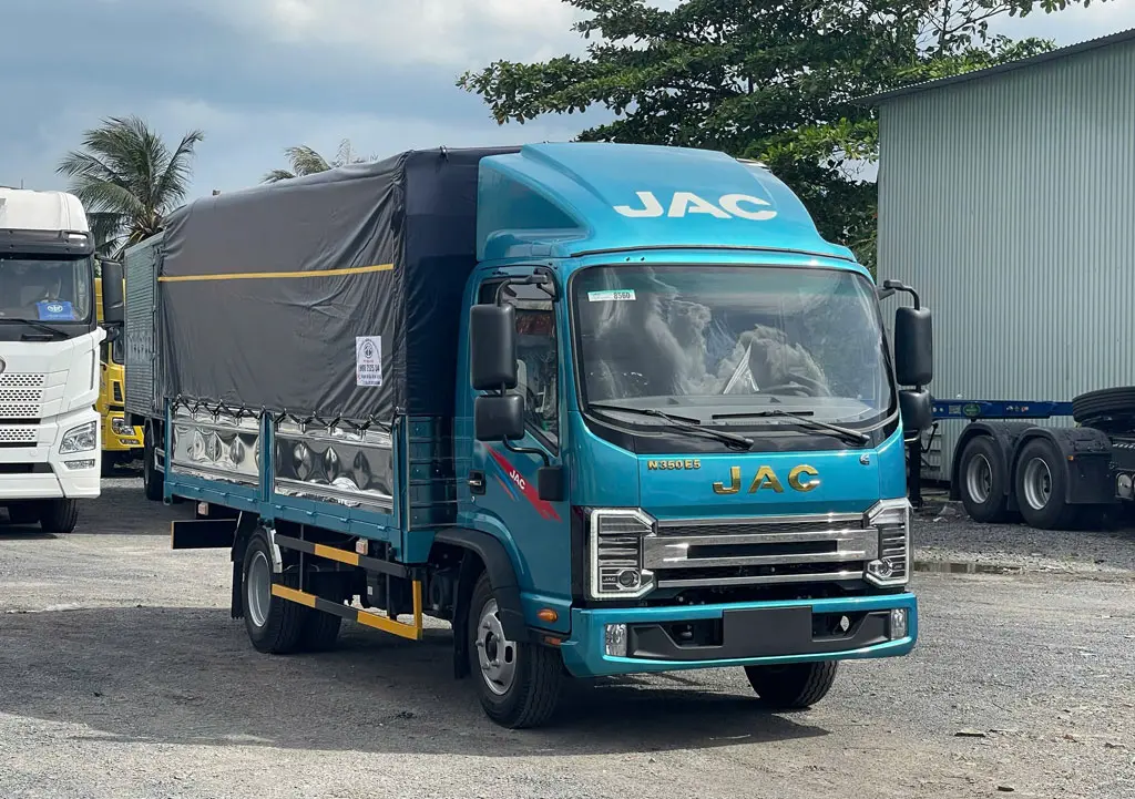 Xe Tải JAC N350 PRO E5 3T5 Thùng dài 4M5 - Thiết kế ngoại thất hiện đại, sang trọng