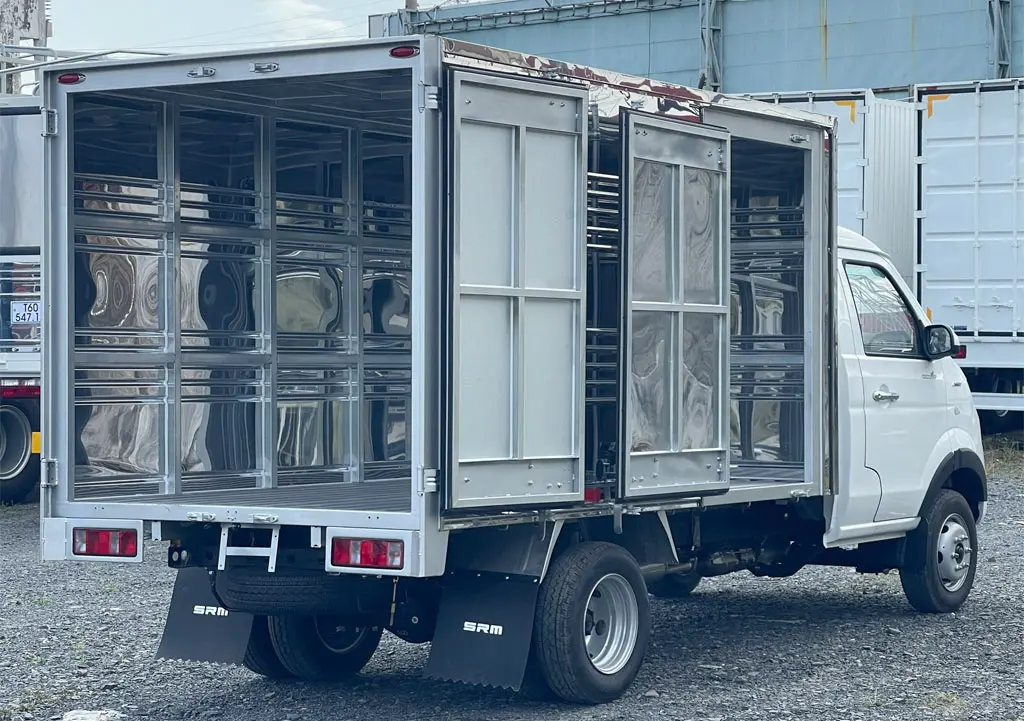 XE TẢI 1.5 TẤN SRM S1 THÙNG 3M  - Phân khúc tải trọng và thông số kỹ thuật chi tiết