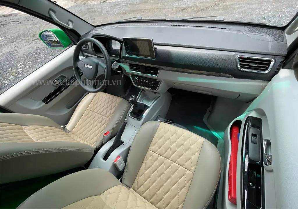 Xe Tải Van SRM 868 2 Chỗ Ngồi - Khung gầm chassi thép cường lực chịu tải tốt