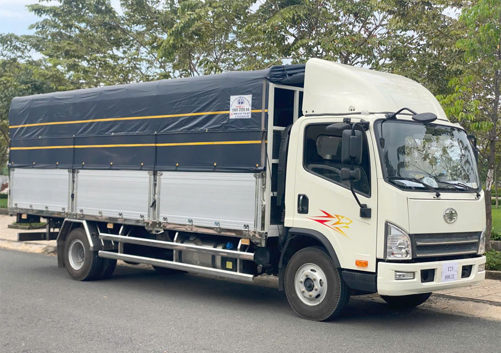 xe tải FAW 8.5 tấn bửng nhôm 6m2 xe tải FAW 8.5 tấn bửng nhôm 6m2
